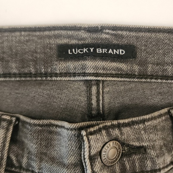 C89 Lucky Brand Mens Jeans Gray Slim Fit Stretch Denim Pants Size 30x30 - Picture 7 of 10